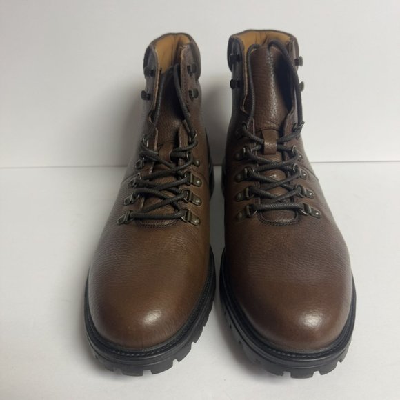 Vince Camuto Mens Meek Combat Boots Mocha Size 13 M - Picture 3 of 6
